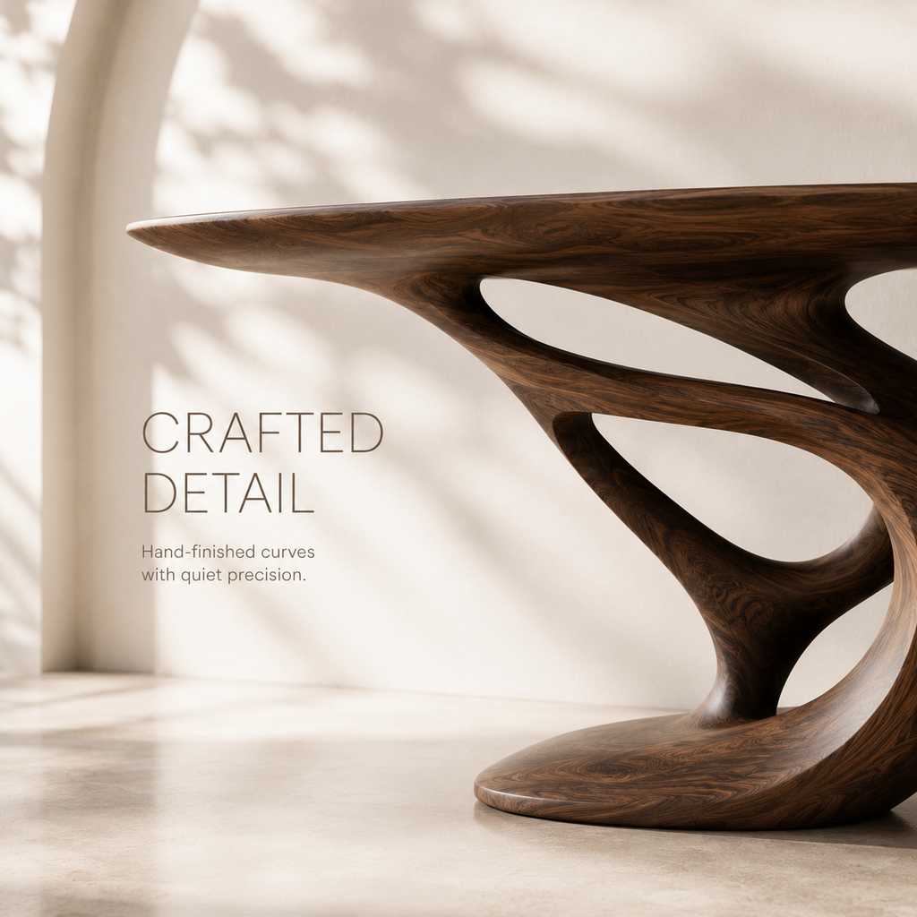 Mira Flow Wood Console Table - product image 06