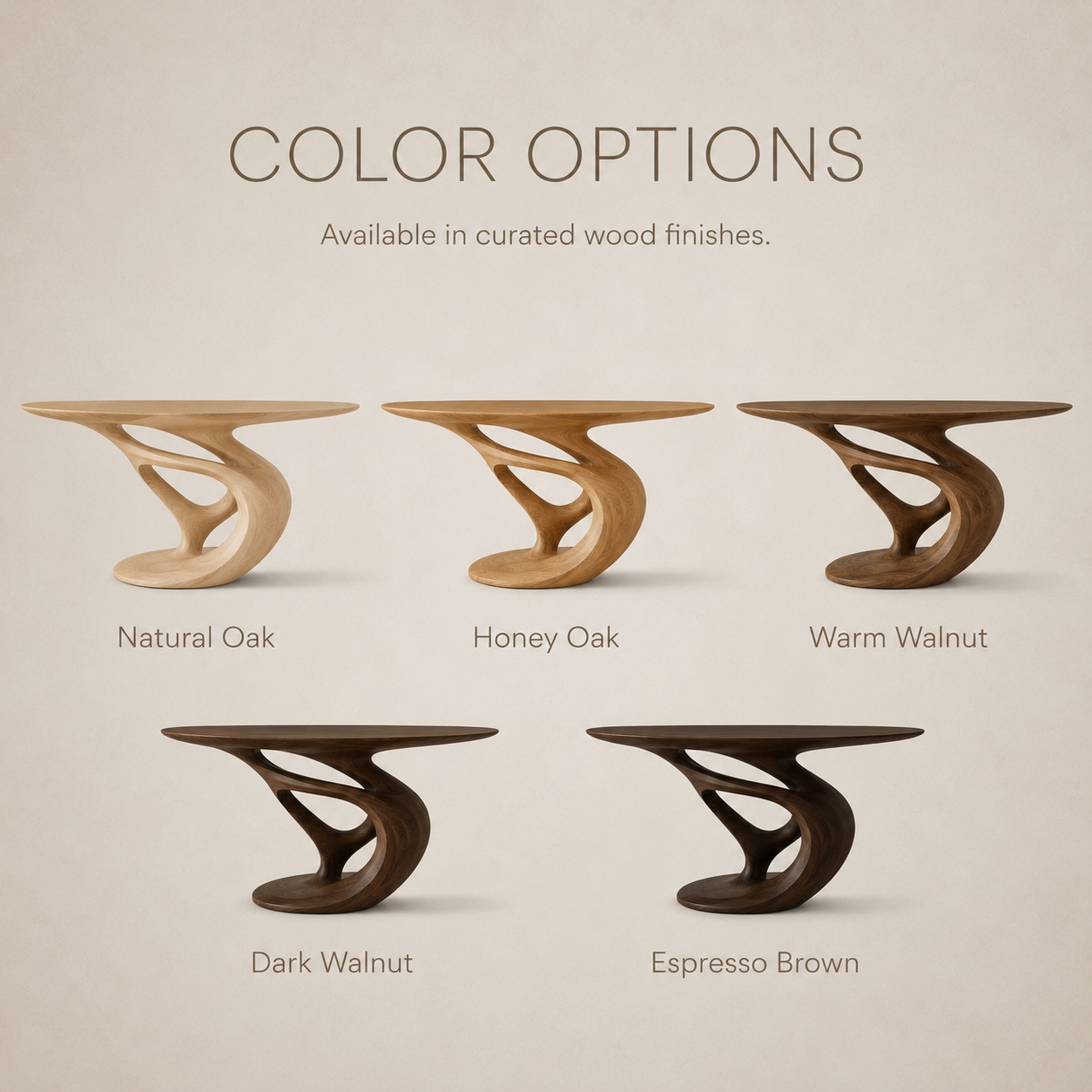 Mira Flow Wood Console Table - product image 09