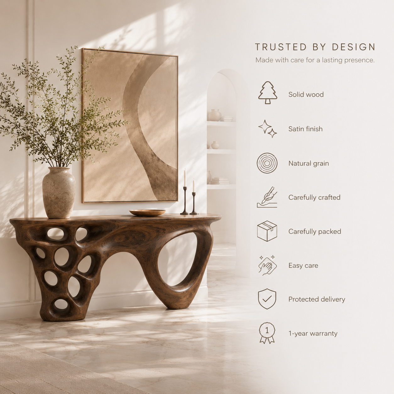 Isla Gallery Rail Console Table - product image 09