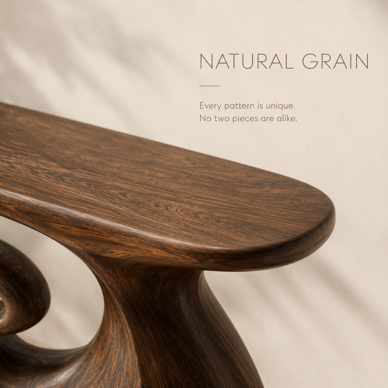 Celine Warm Modern Console Table - product image 05