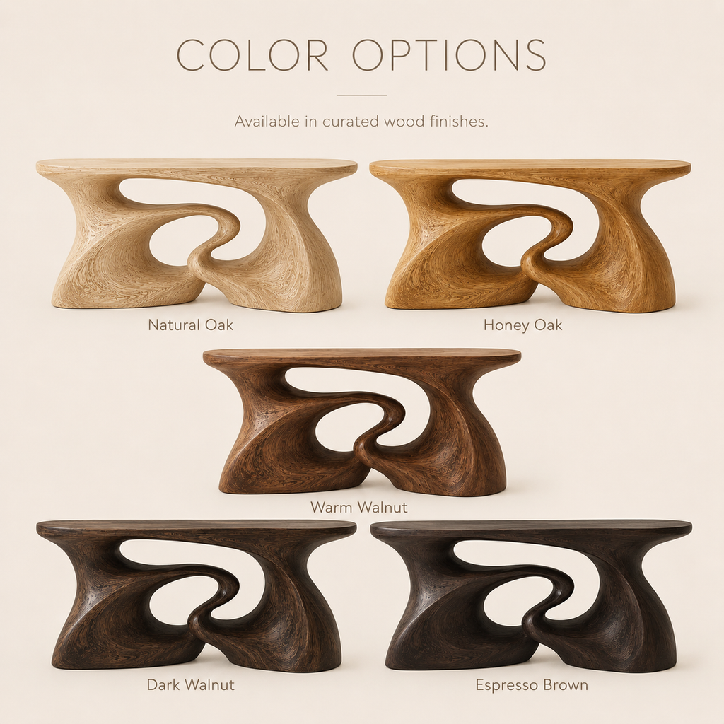 Celine Warm Modern Console Table - product image 10