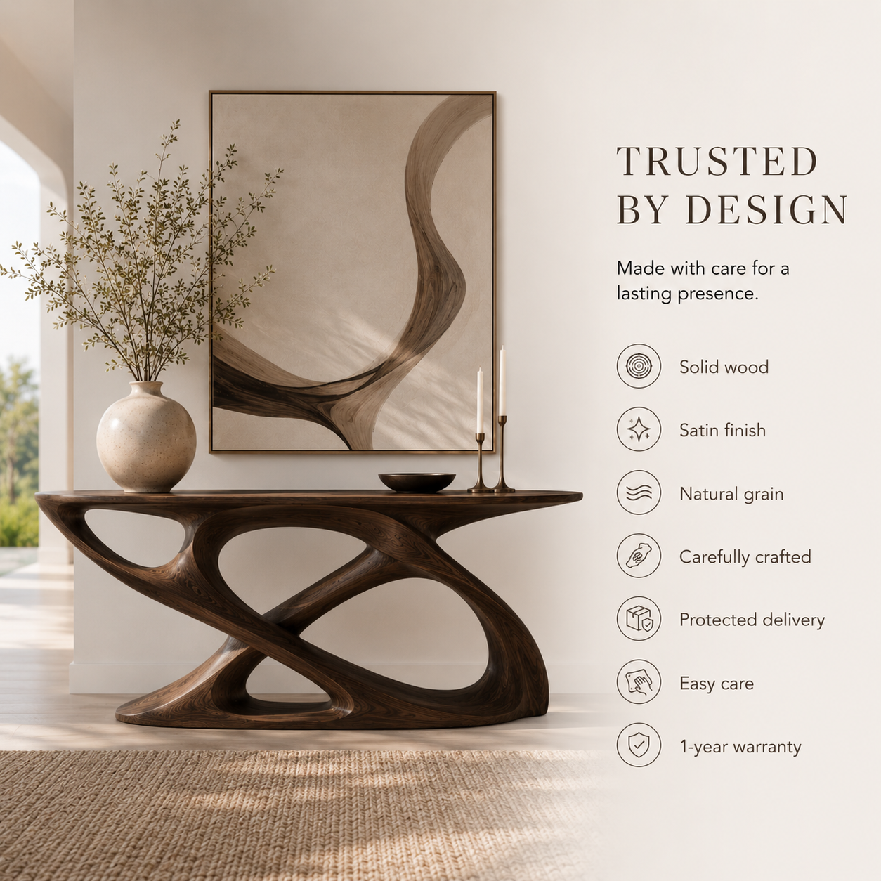 Eira Statement Console Table - product image 09