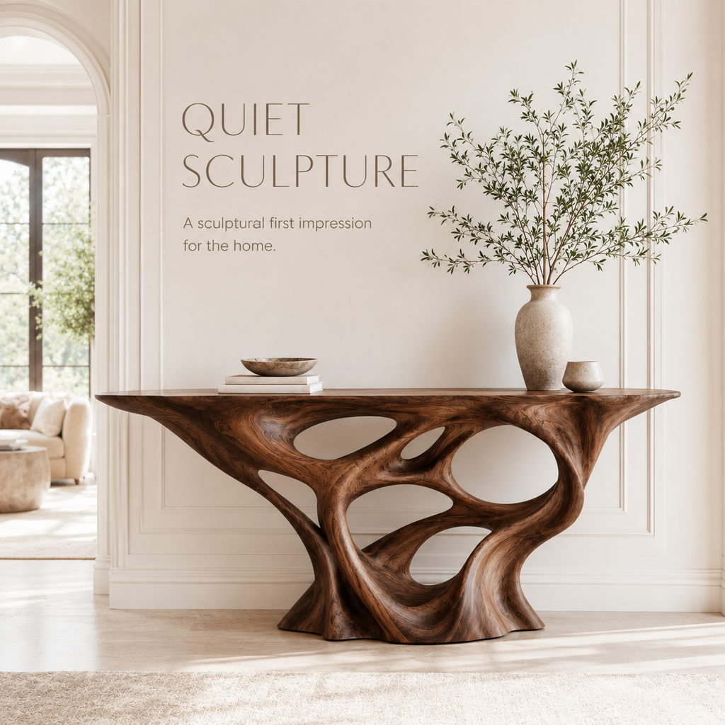 Aurelle Sculptural Console Table - product image 02