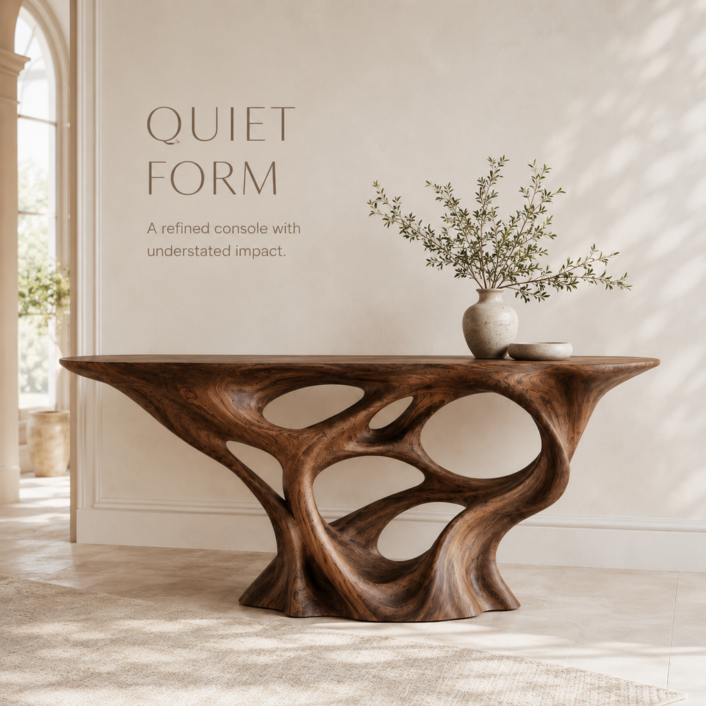 Aurelle Sculptural Console Table - product image 03
