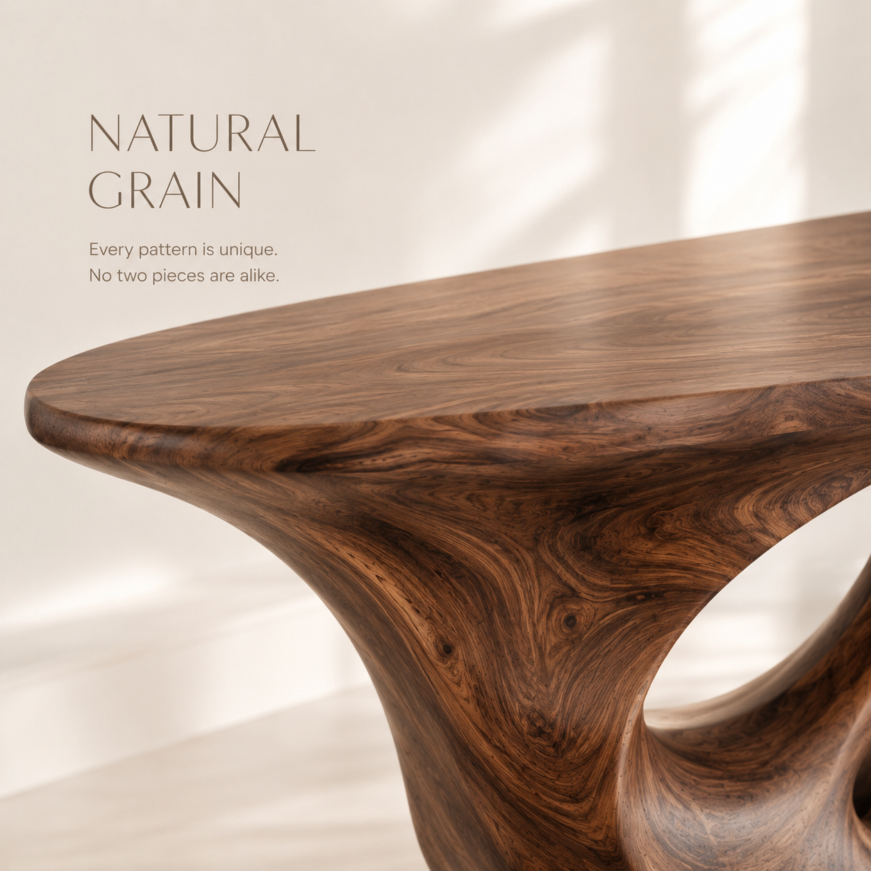 Aurelle Sculptural Console Table - product image 05