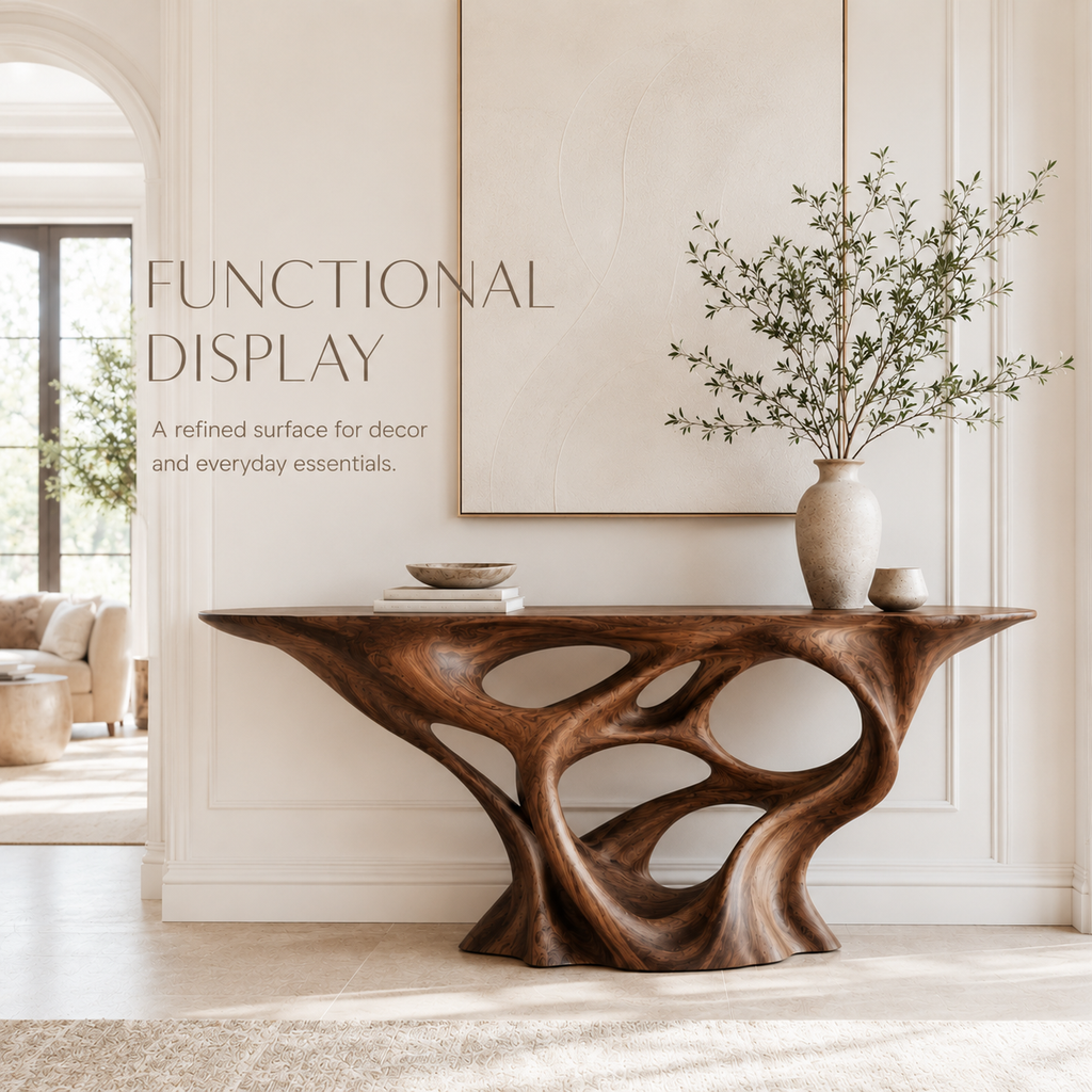 Aurelle Sculptural Console Table - product image 07