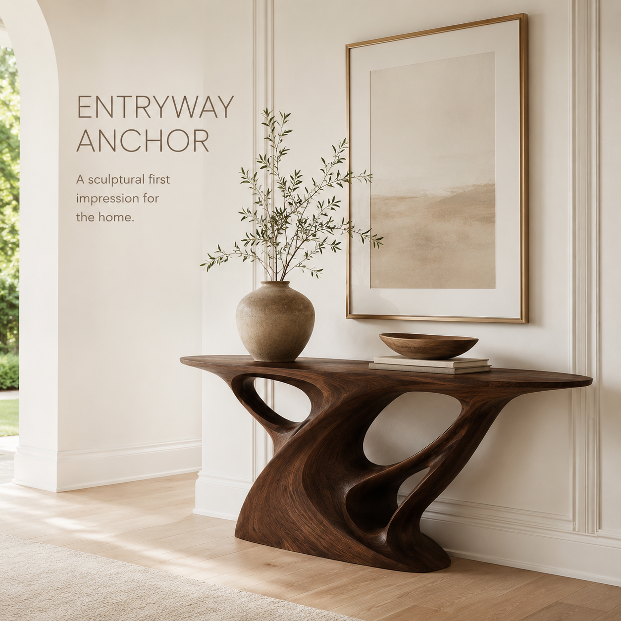 Caldera Organic Hall Console Table - product image 02