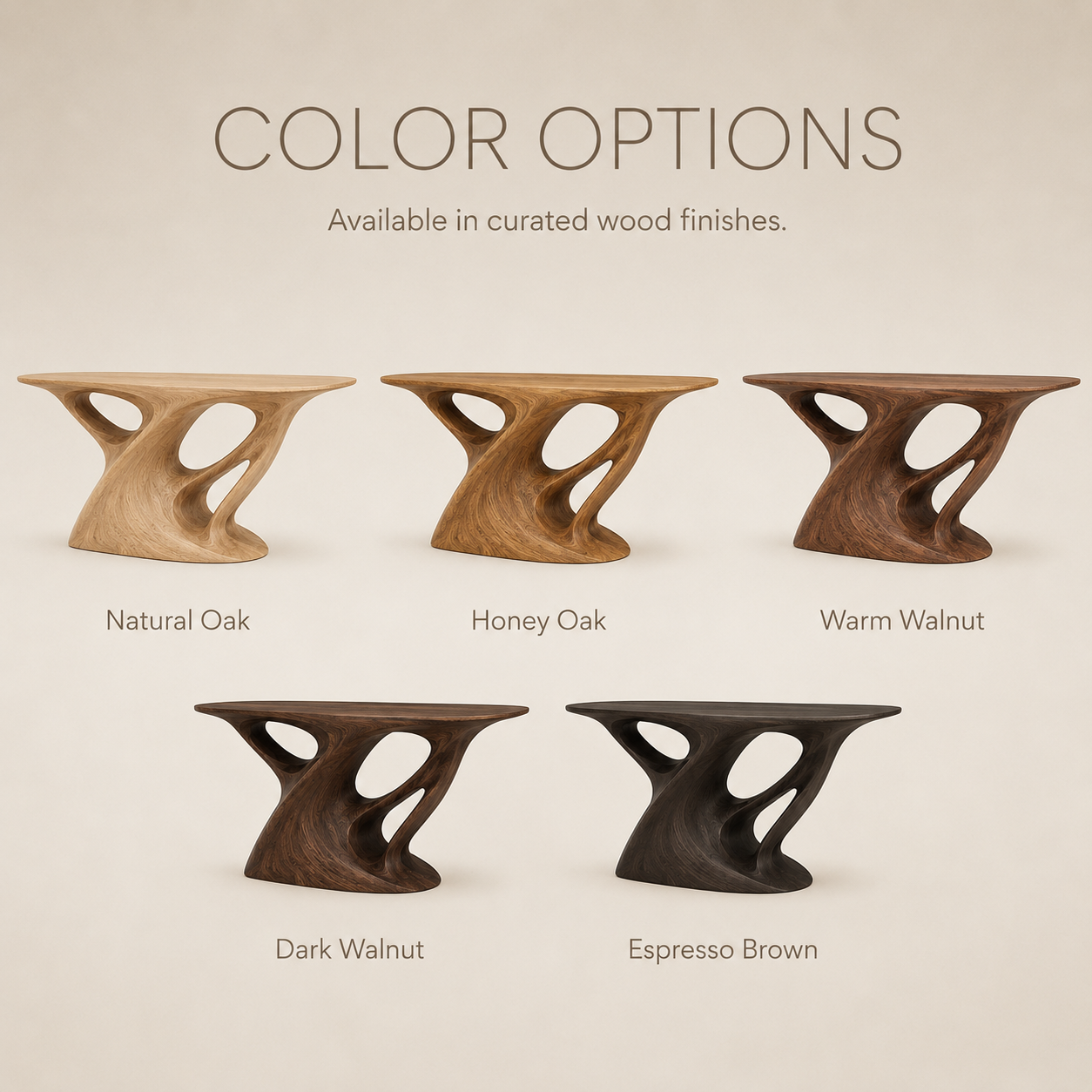 Caldera Organic Hall Console Table - product image 11