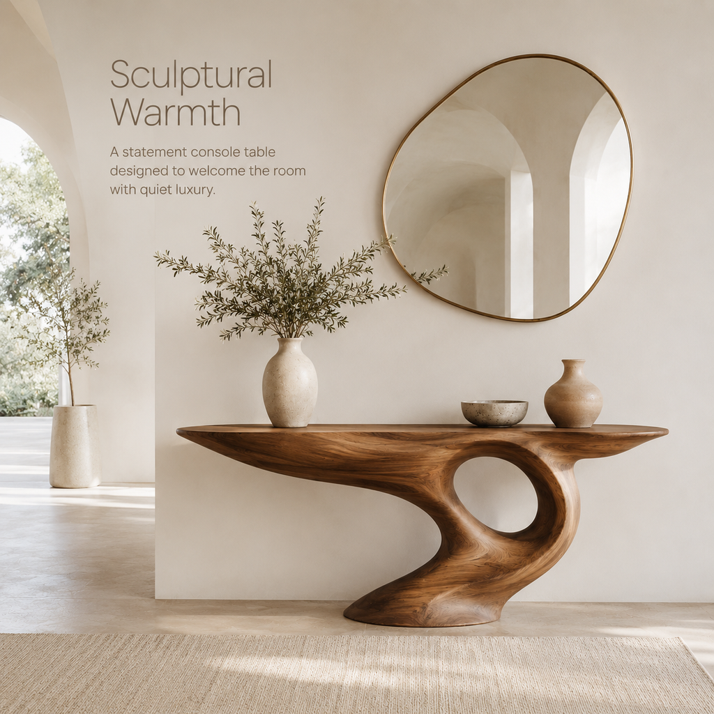 Veyra Soft Curve Console Table - product image 02