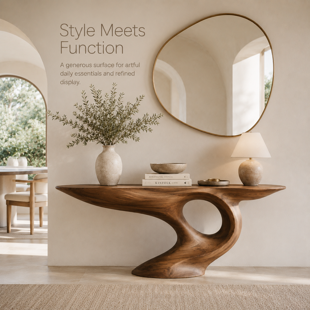 Veyra Soft Curve Console Table - product image 07