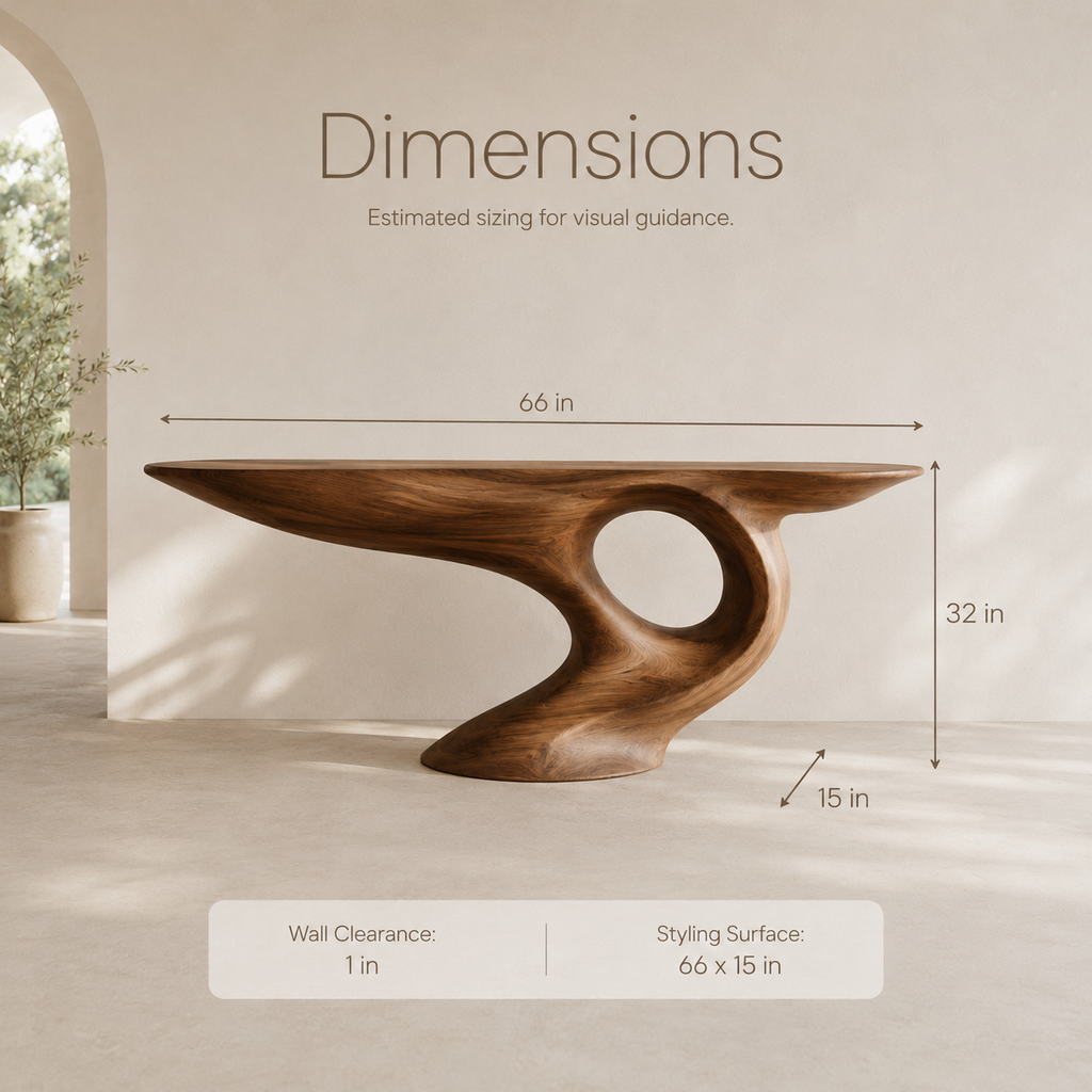 Veyra Soft Curve Console Table - product image 08