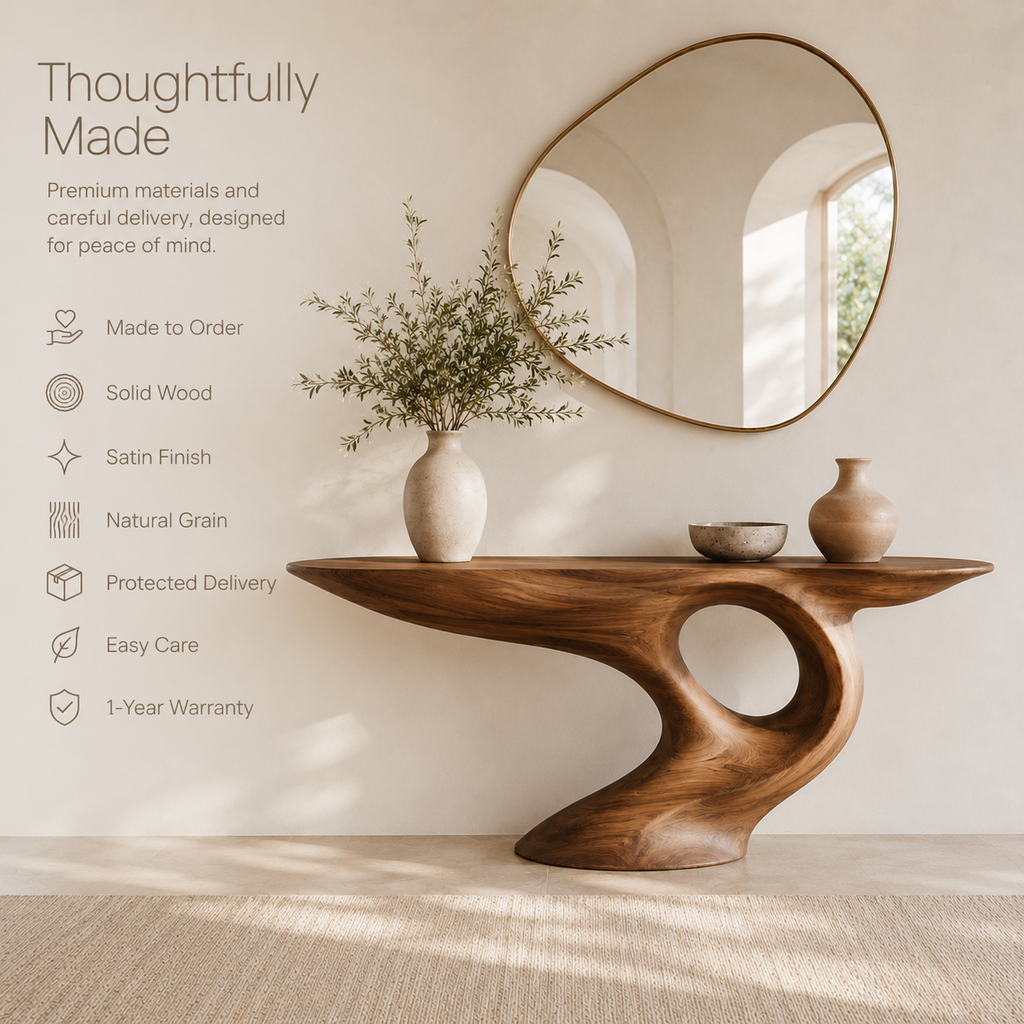 Veyra Soft Curve Console Table - product image 09