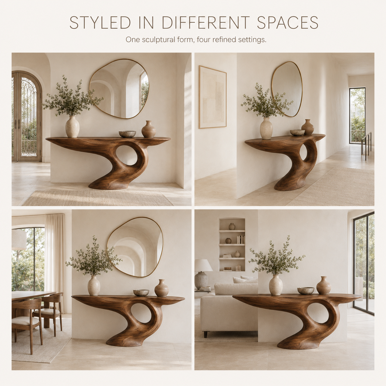 Veyra Soft Curve Console Table - product image 10