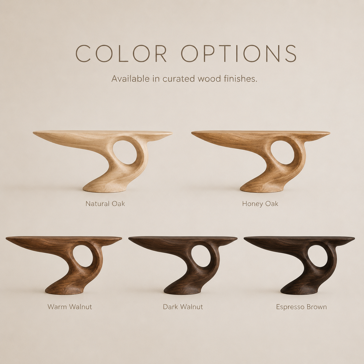 Veyra Soft Curve Console Table - product image 11