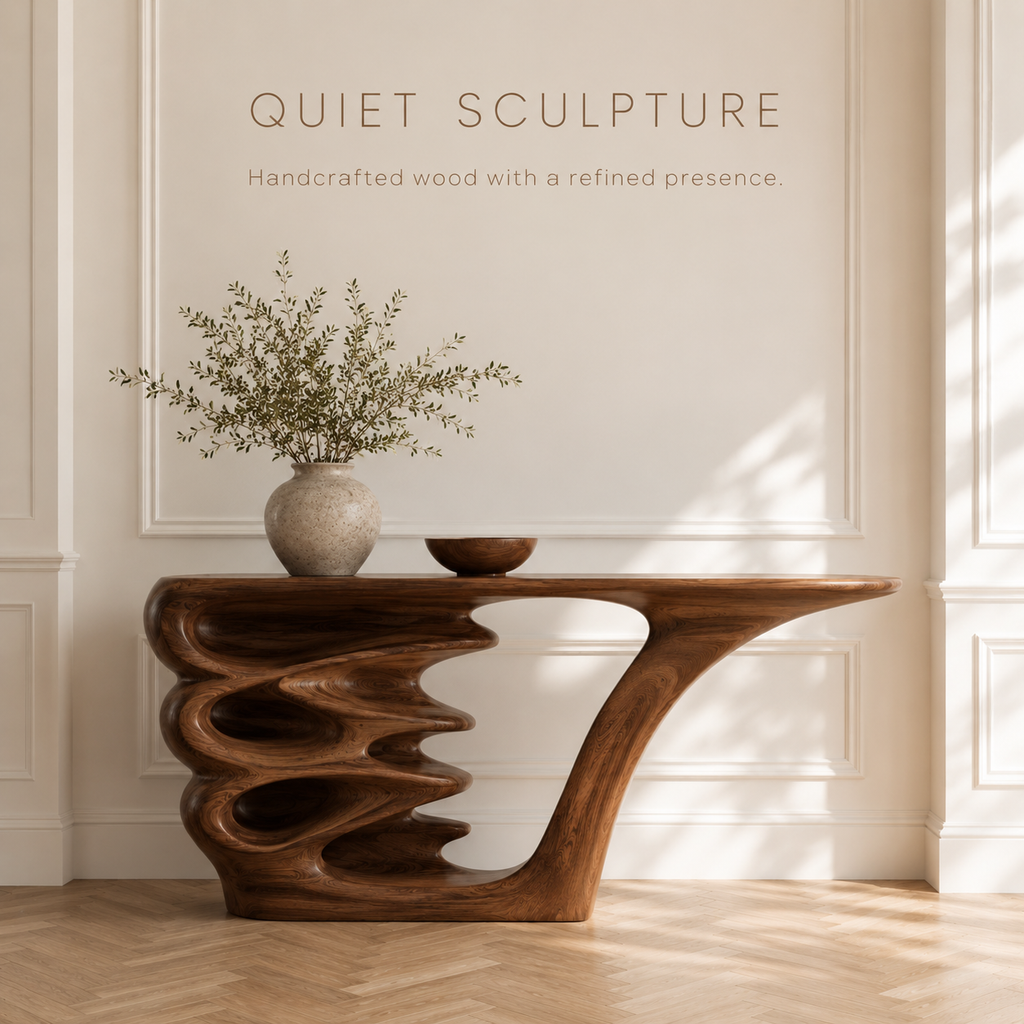 Liora Warm Walnut Console Table - product image 02