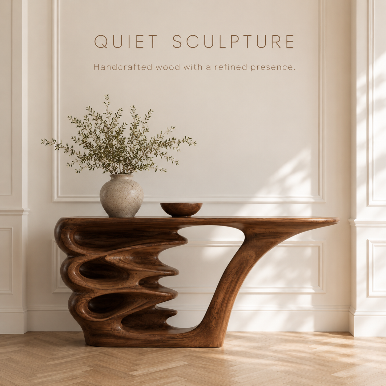 Liora Warm Walnut Console Table - product image 02