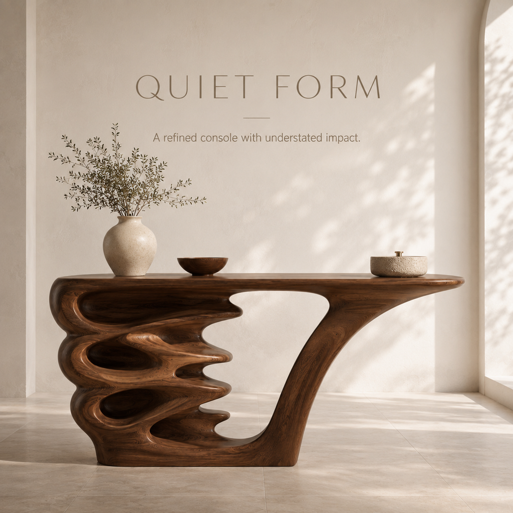 Liora Warm Walnut Console Table - product image 03