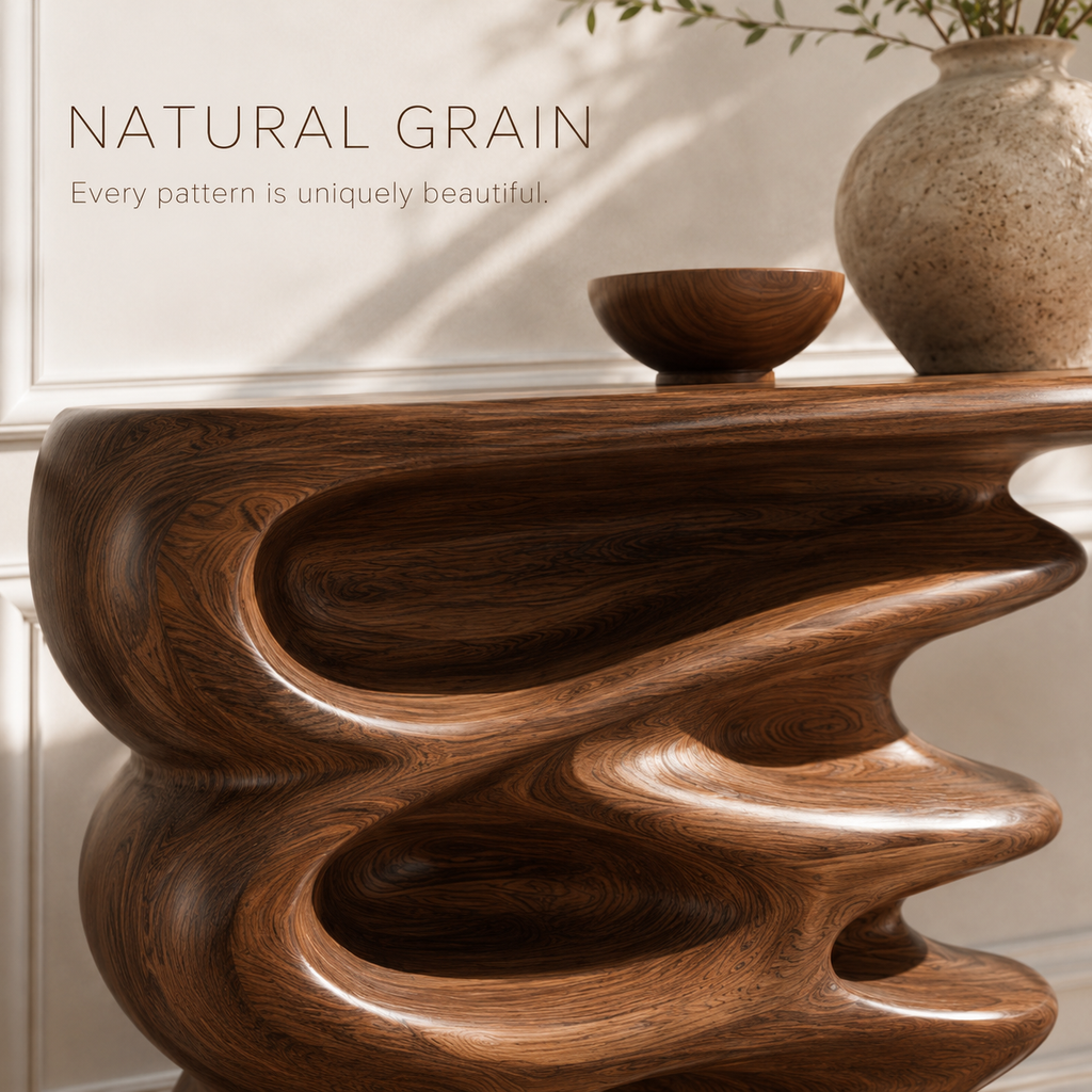 Liora Warm Walnut Console Table - product image 05