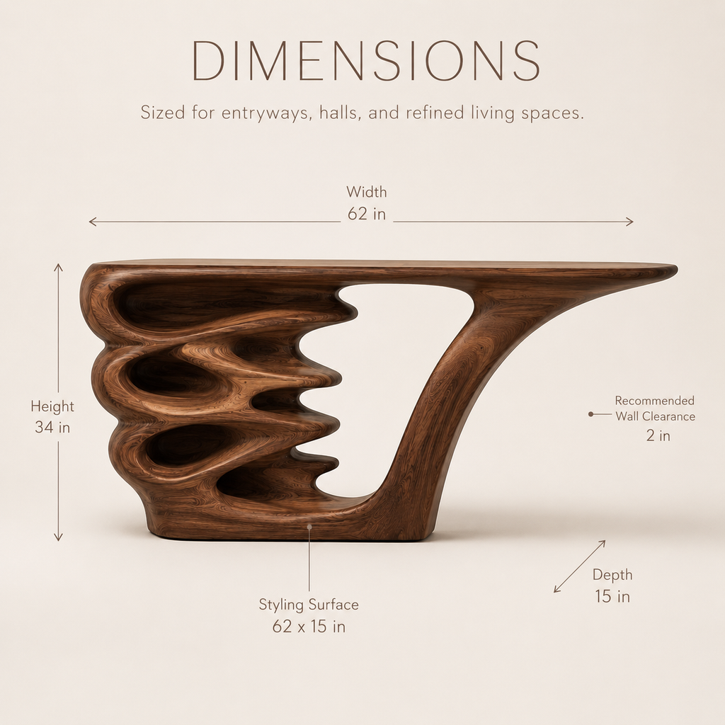 Liora Warm Walnut Console Table - product image 08