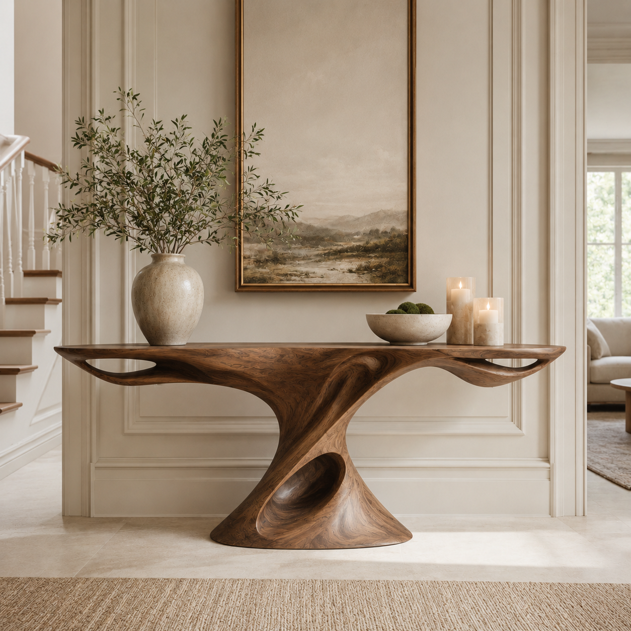 Rowan Hollow Form Console Table - main view