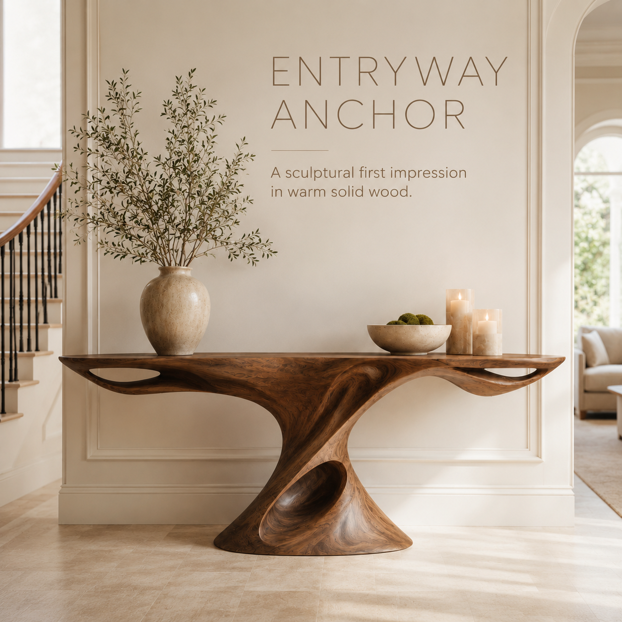 Rowan Hollow Form Console Table - product image 02