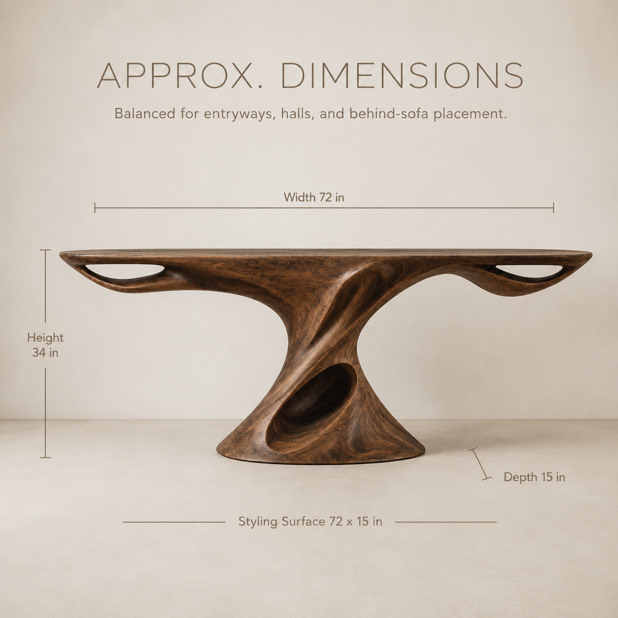 Rowan Hollow Form Console Table - product image 08