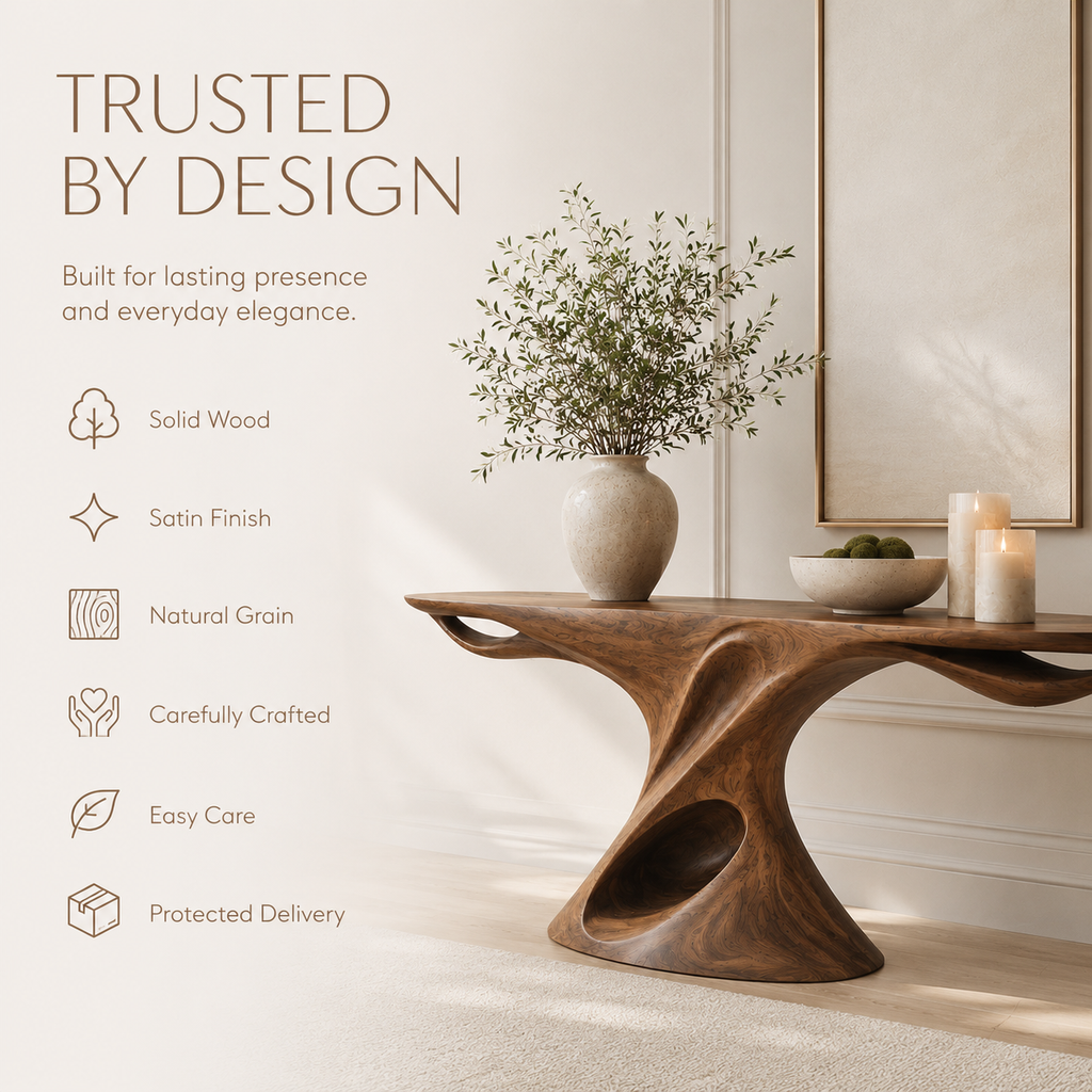 Rowan Hollow Form Console Table - product image 09