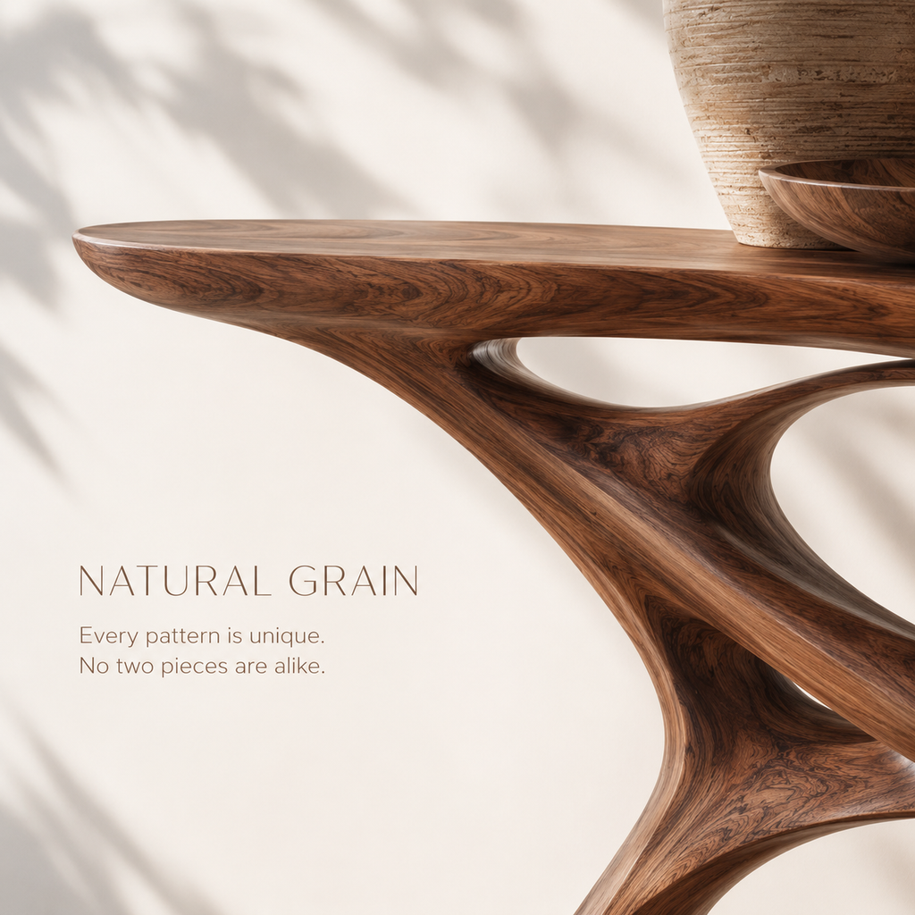 Brielle Sculpted Hall Console Table - product image 05