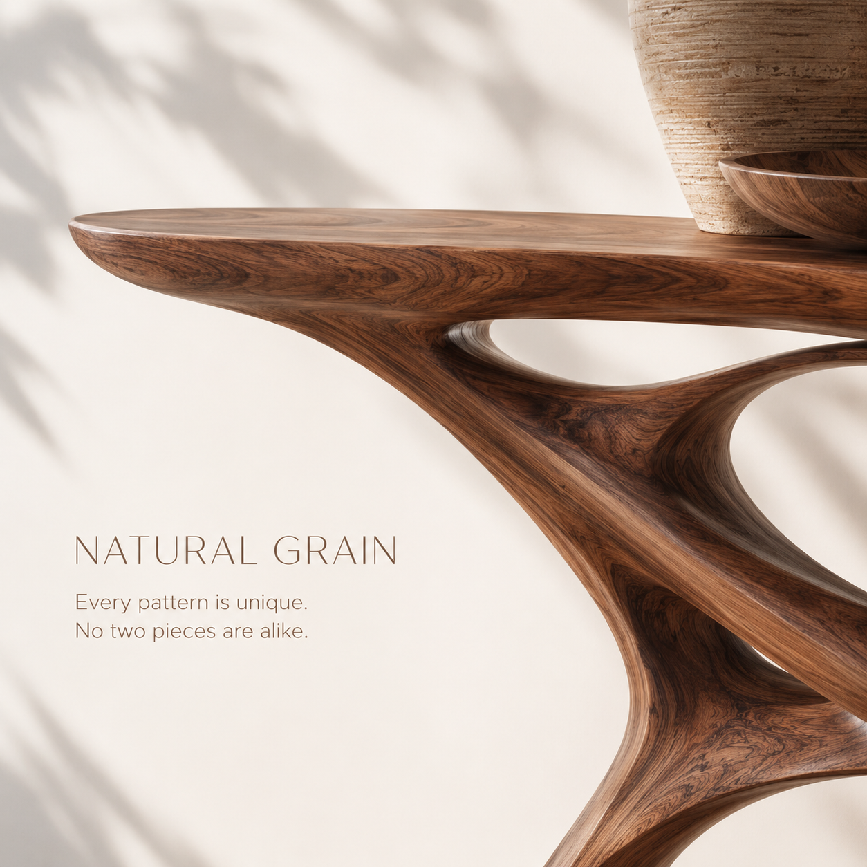 Brielle Sculpted Hall Console Table - product image 05
