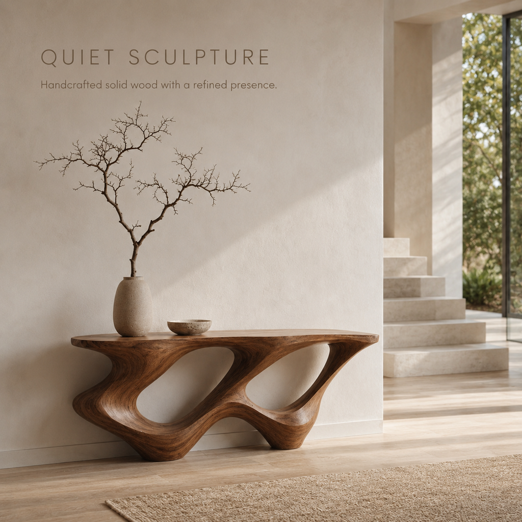 Orin Organic Modern Console Table - product image 02