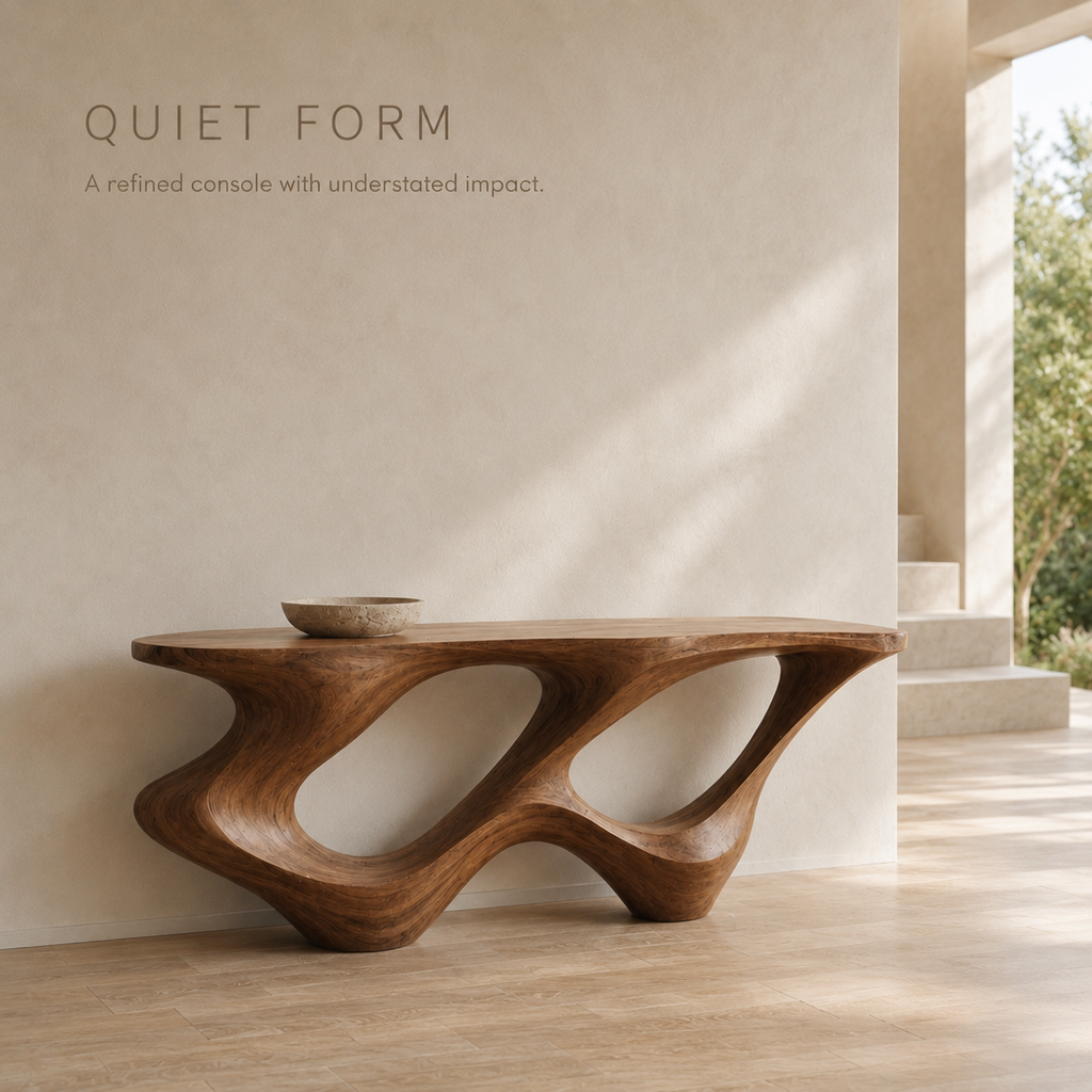 Orin Organic Modern Console Table - product image 03
