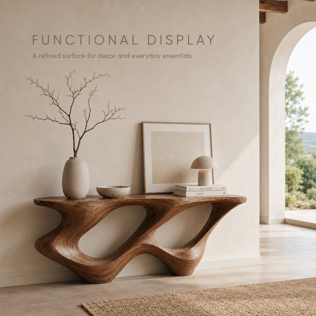 Orin Organic Modern Console Table - product image 07