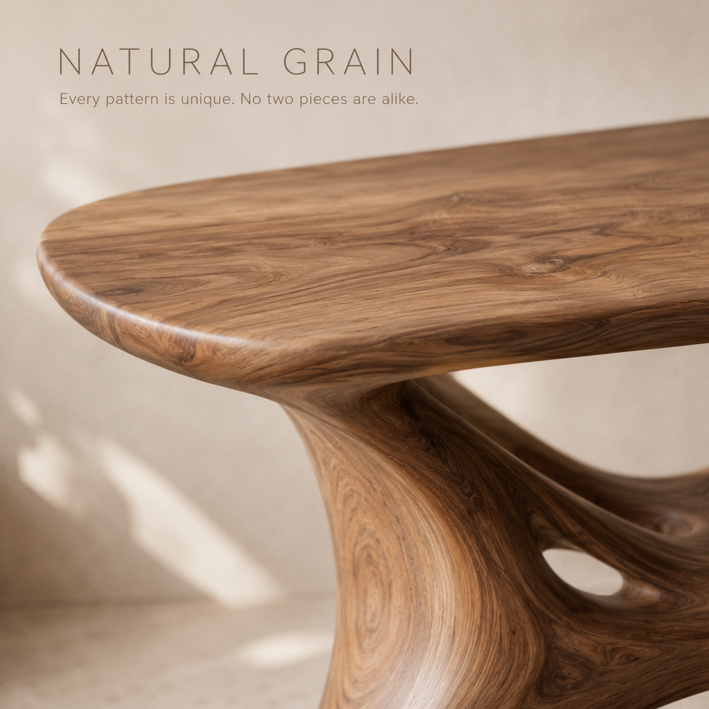 Selene Rounded Foyer Console Table - product image 06