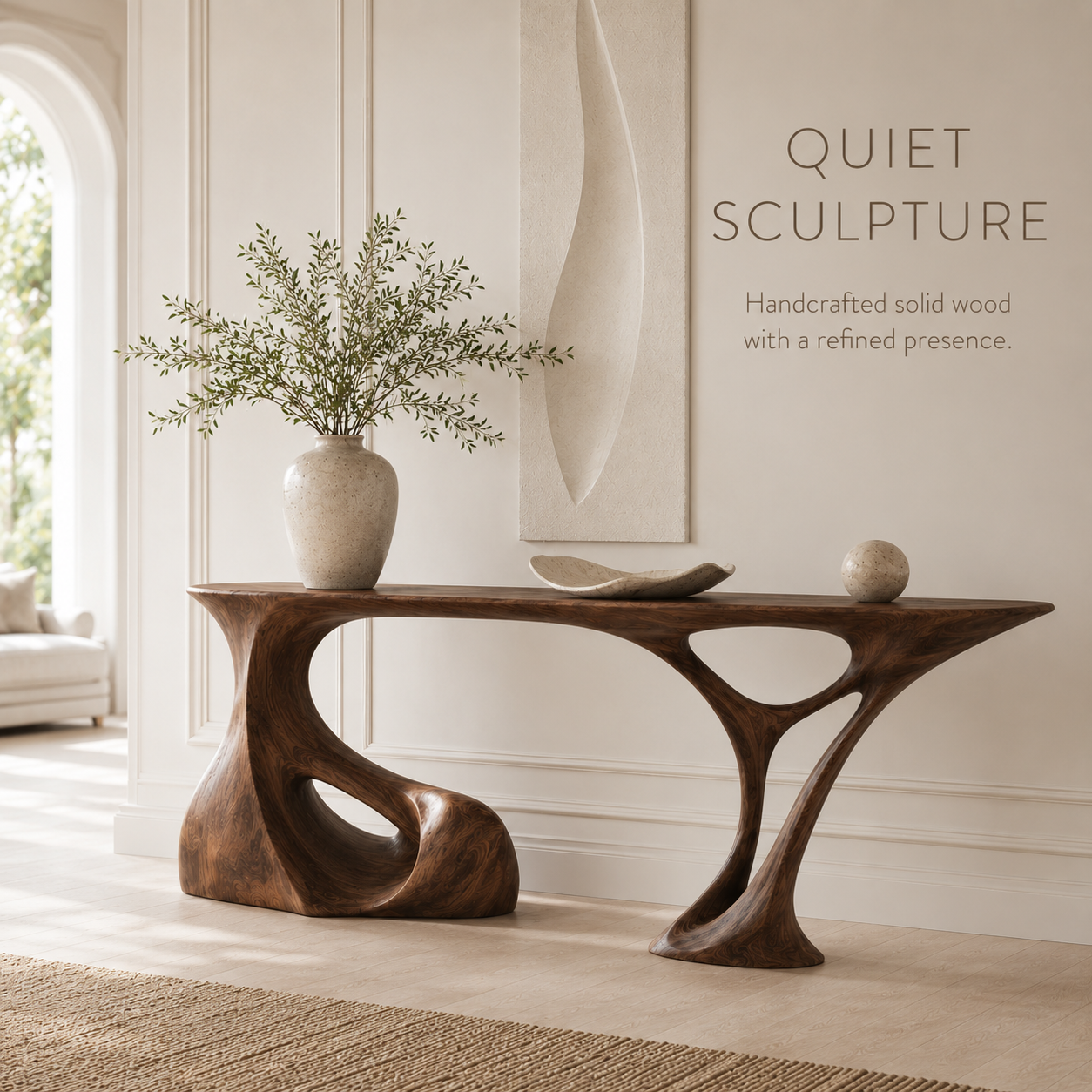 Mira Flow Wood Console Table - product image 02