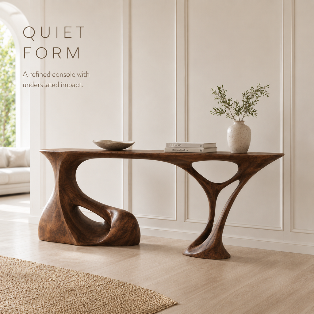 Mira Flow Wood Console Table - product image 03
