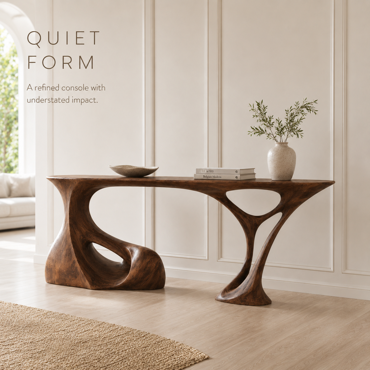 Mira Flow Wood Console Table - product image 03