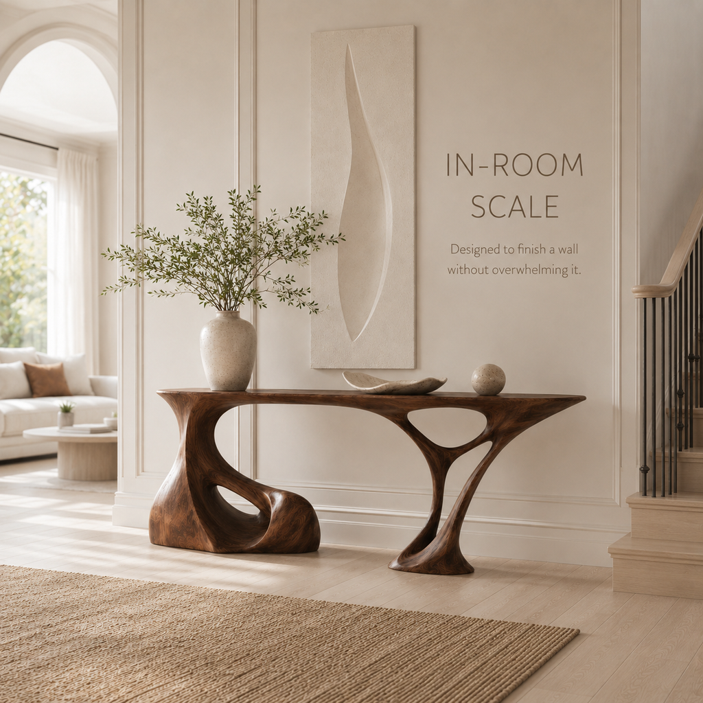 Mira Flow Wood Console Table - product image 04