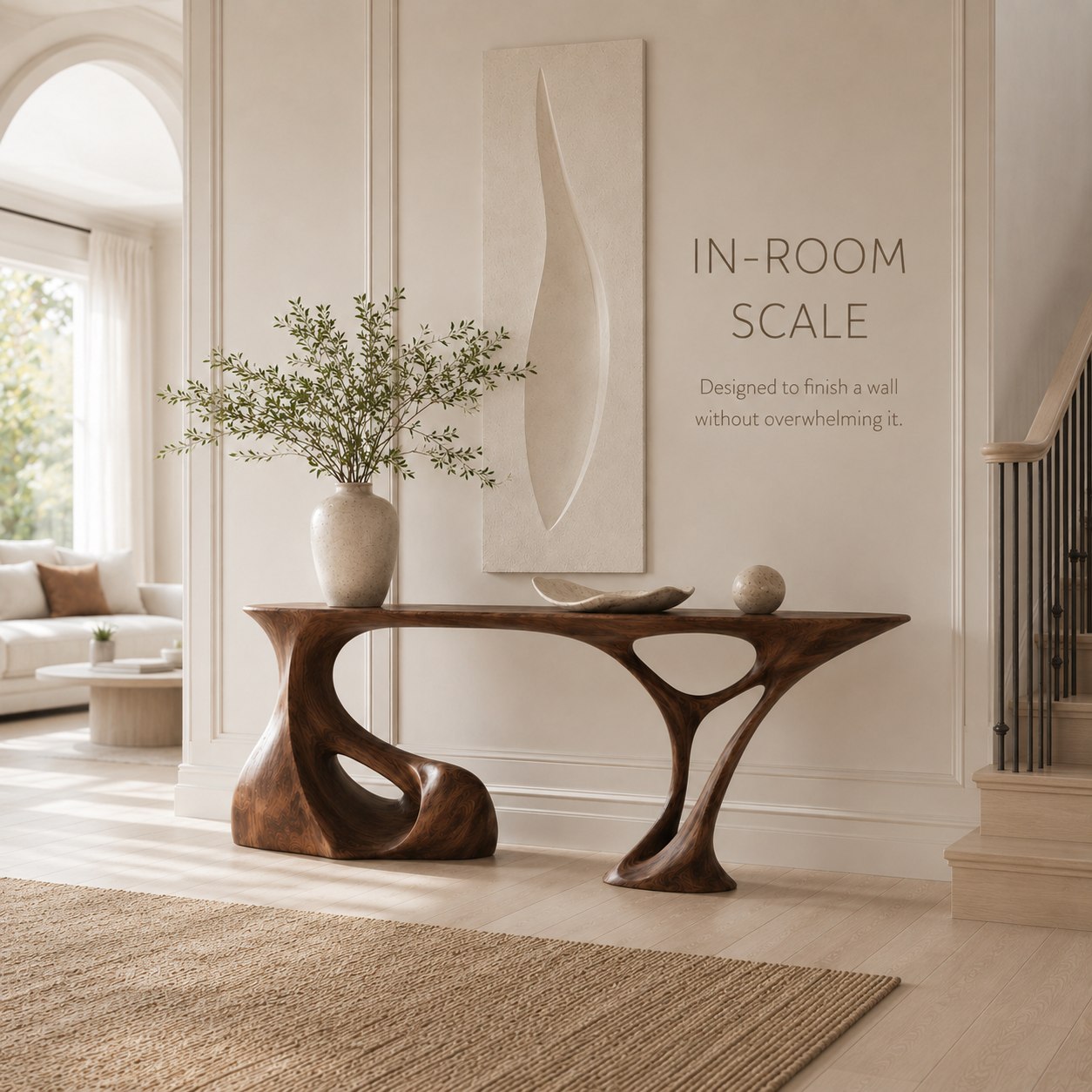 Mira Flow Wood Console Table - product image 04