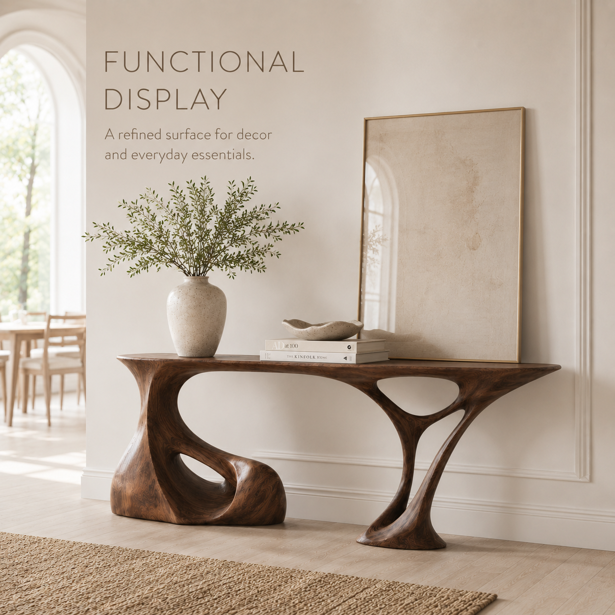 Mira Flow Wood Console Table - product image 07
