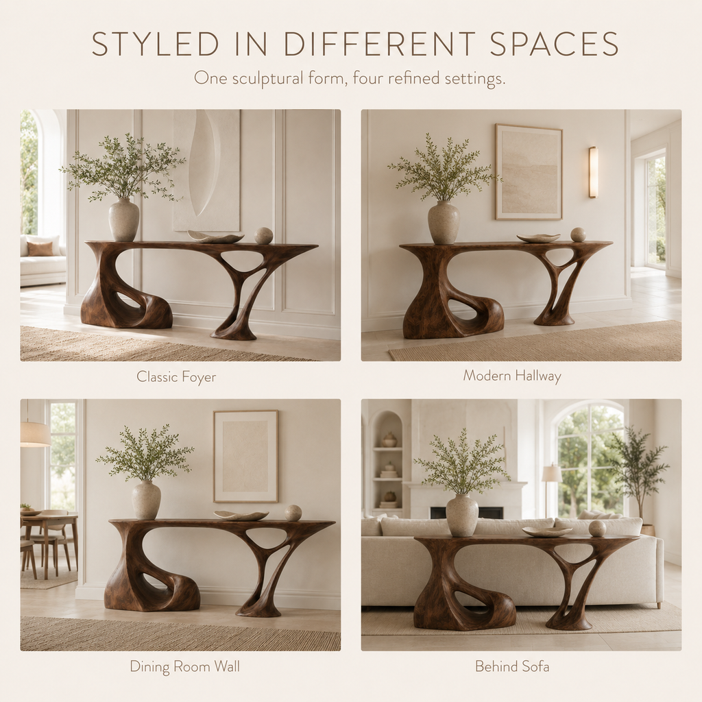 Mira Flow Wood Console Table - product image 10