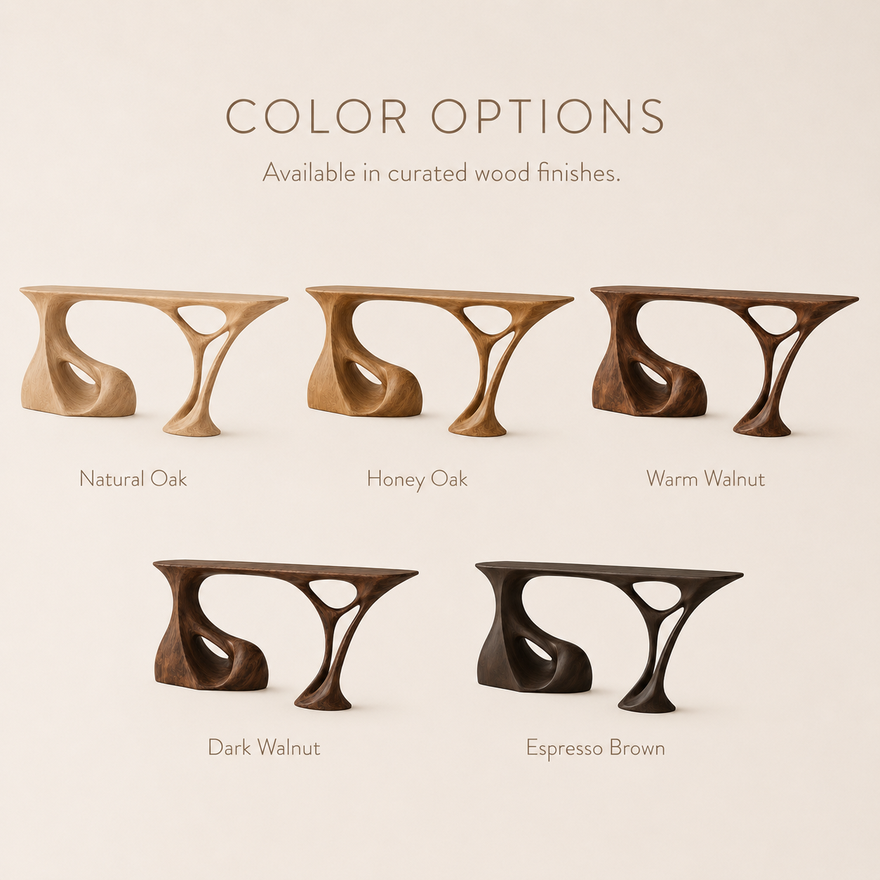 Mira Flow Wood Console Table - product image 11