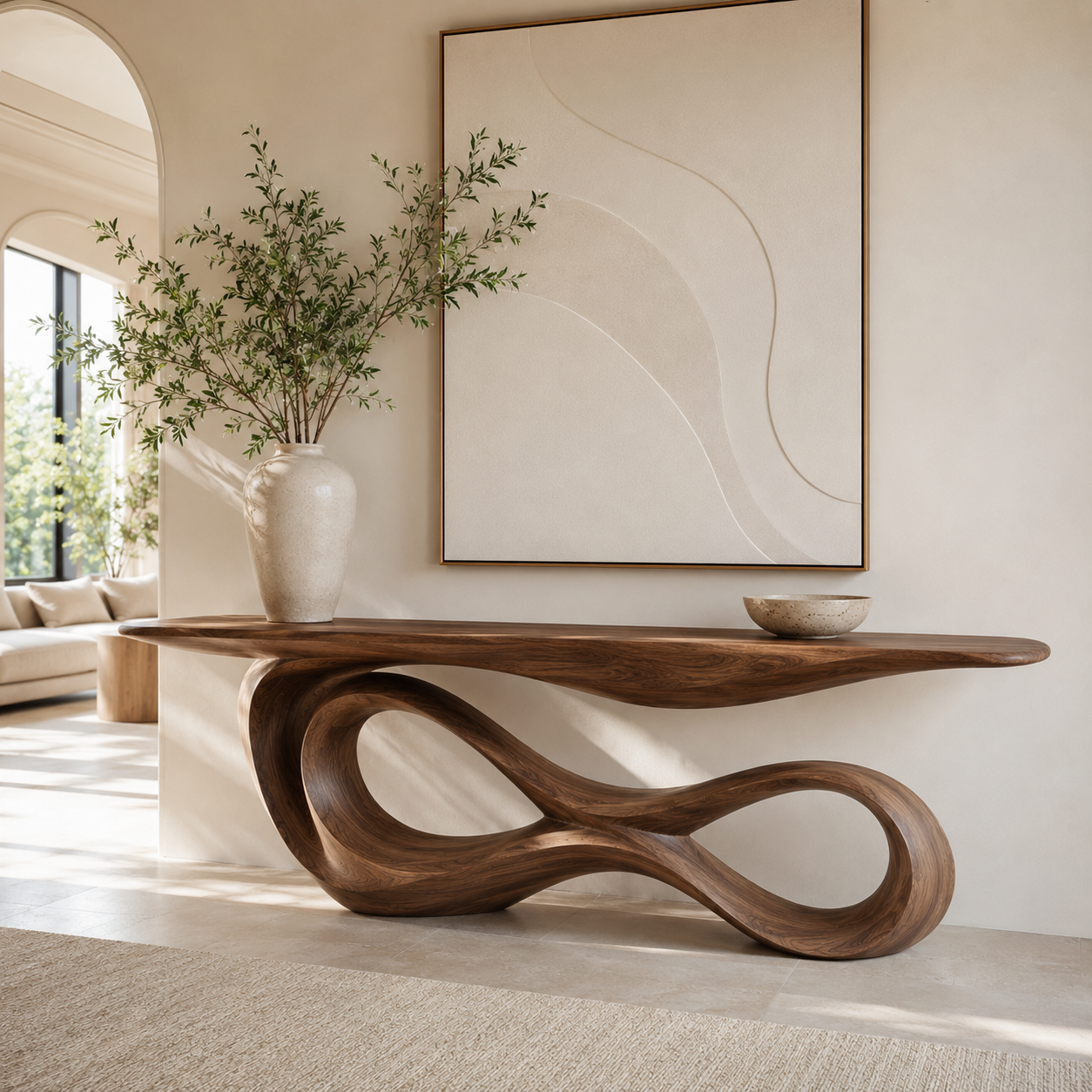 Talia Soft Edge Console Table - main view