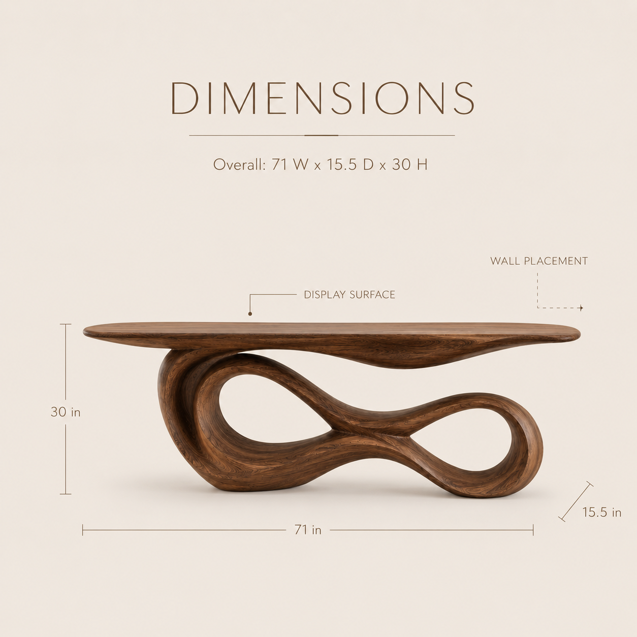 Talia Soft Edge Console Table - product image 08