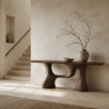 Vale Sculptural Entry Console Table - main view