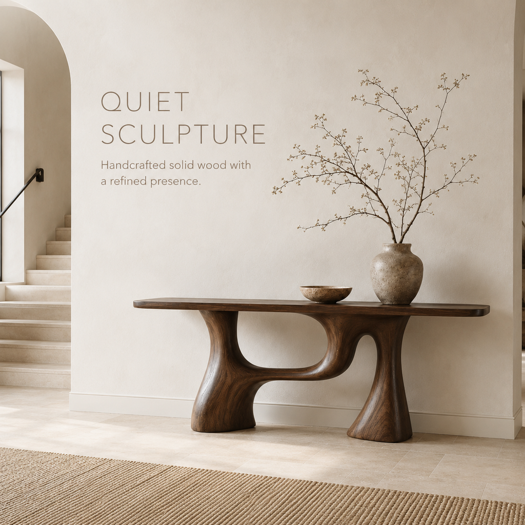 Vale Sculptural Entry Console Table - product image 02