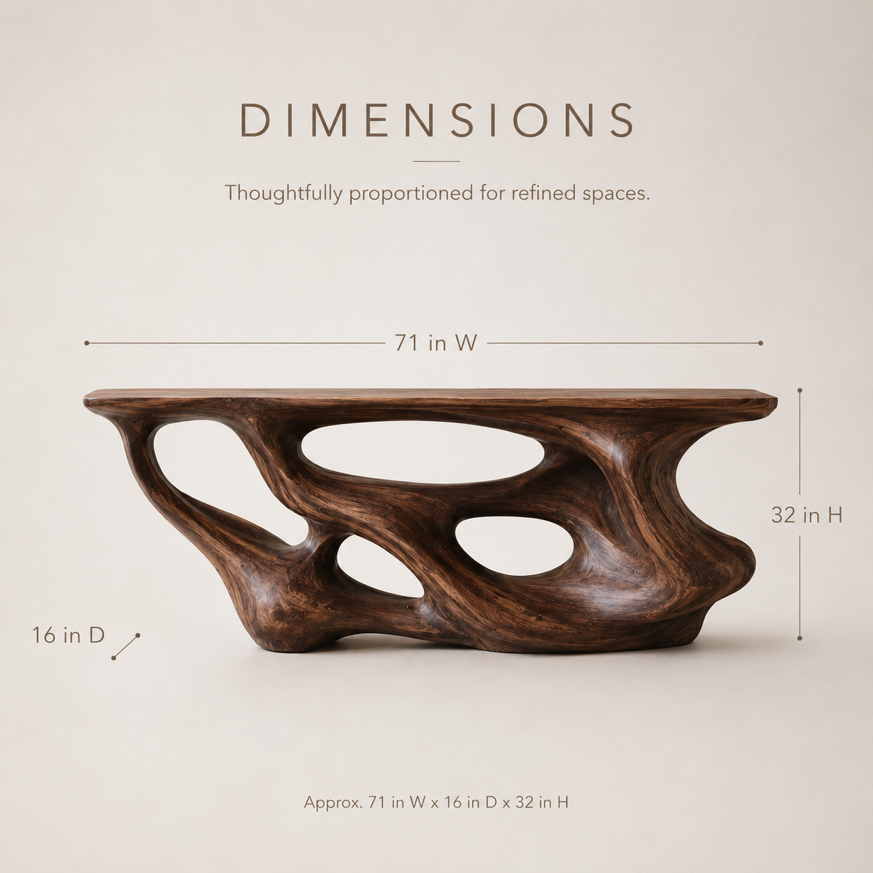 Isla Gallery Rail Console Table - product image 08