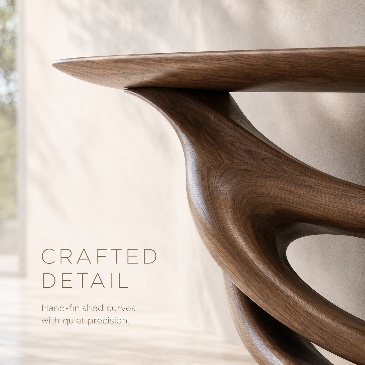 Celine Warm Modern Console Table - product image 06