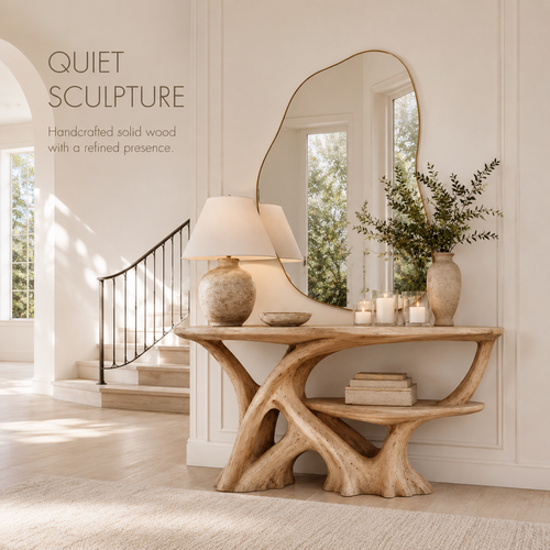 Aurelle Sculptural Console Table - product image 02