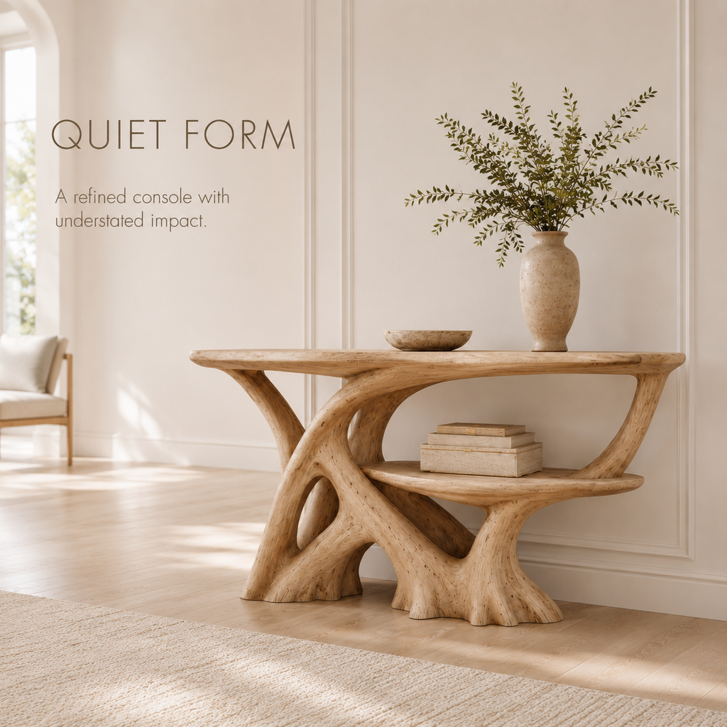 Aurelle Sculptural Console Table - product image 03