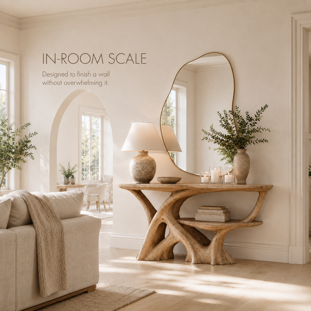Aurelle Sculptural Console Table - product image 04